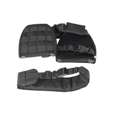 Lancer Tactical 1000D Nylon Children's Tactical Molle Vest w/ Battle Belt [XS] (Black)