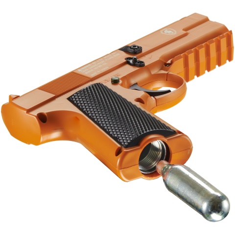 Lancer Defense Hornet .43 Cal CO2 Powered Less Lethal Defense Pistol *Full Set* (Color: Orange / Black)