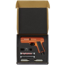 Lancer Defense Hornet .43 Cal CO2 Powered Less Lethal Defense Pistol *Full Set* (Color: Orange / Black)