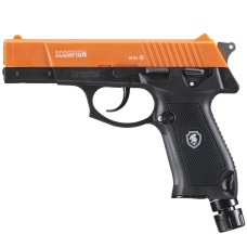Lancer Defense Scorpion .50 Cal CO2 Powered Less Lethal Defense Pistol *Full Set* (Color: Orange / Black)