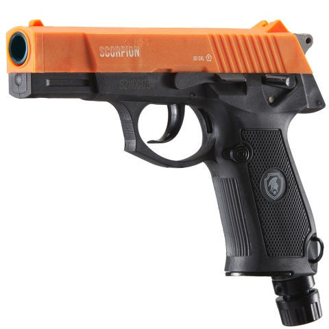 Lancer Defense Scorpion .50 Cal CO2 Powered Less Lethal Defense Pistol *Pistol Only* (Color: Orange / Black)