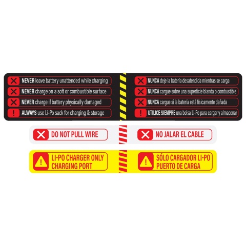 Lancer Tactical 11.1V 2500mAh 20C Nunchuck Lipo Battery (Deans Connector)