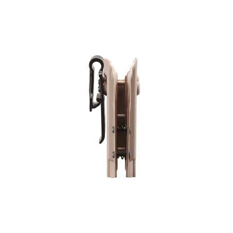 Hard Shell Belt Clip Holster for 1911 Airsoft Pistols (Color: Tan)