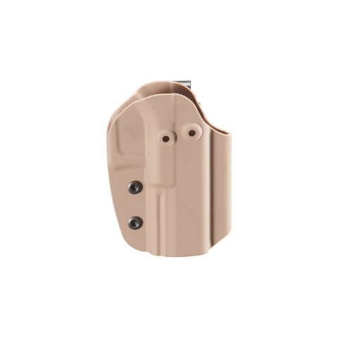 Hard Shell Belt Clip Holster for G17 Airsoft Pistols (Color: Tan)