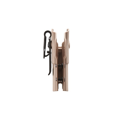 Hard Shell Belt Clip Holster for G17 Airsoft Pistols (Color: Tan)