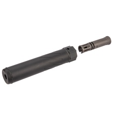 5KU SOCOM Series QD Mock Suppressor w/ Flash Hider [14mm CCW] - BLACK
