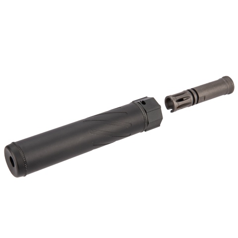 5KU SOCOM Series QD Mock Suppressor w/ Flash Hider [14mm CCW] - BLACK