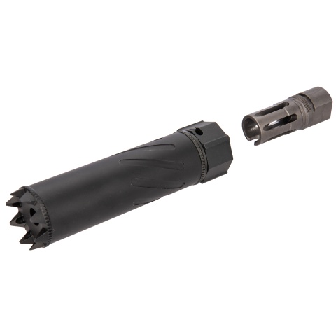 5KU SOCOM Monster QD Mock Suppressor w/ Flash Hider [14mm CCW] - BLACK