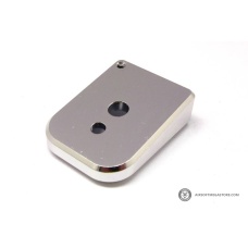5KU Type 6 Magazine Base Cover for Hi-Capa Magazines (Color: Silver)
