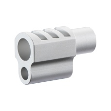 5KU Type 2 M1911 Compensator for Tokyo Marui 1911 Airsoft Pistols (Color: Silver)