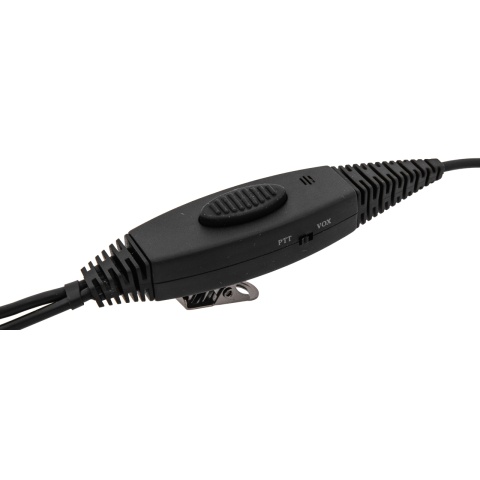 AMA SWAT Tactical Throat Mic w/ Motorola 2-Pin PTT Adapter