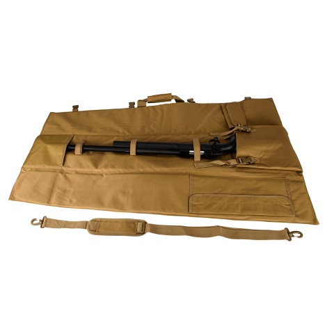 Airsoft Sniper Fishing Rod Tactical Gun Bag (Tan)