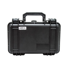 Padded Hard-Shell Locking Carrying Accessories Case (Color: Black)