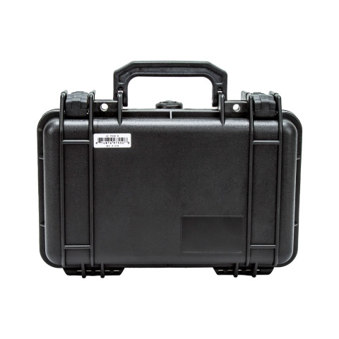 Padded Hard-Shell Locking Carrying Accessories Case (Color: Black)