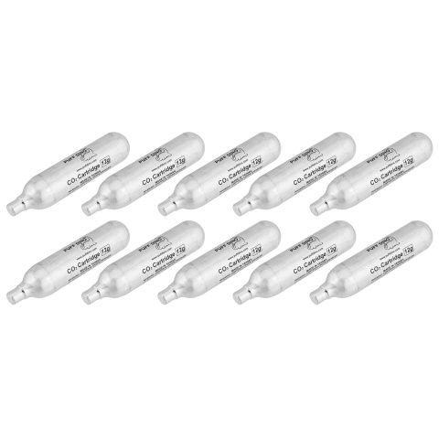 Puff Dino Airsoft 12g CO2 Cartridge - For ALL AIRSOFT CO2 GUNS - 10 PACK