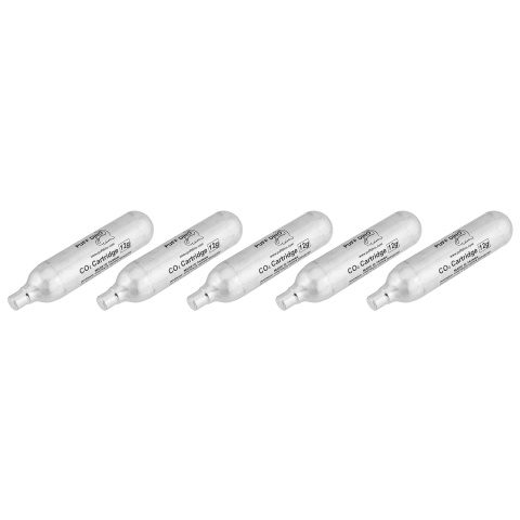 Puff Dino Airsoft 12g CO2 Cartridge - For ALL AIRSOFT CO2 GUNS - 5 PACK