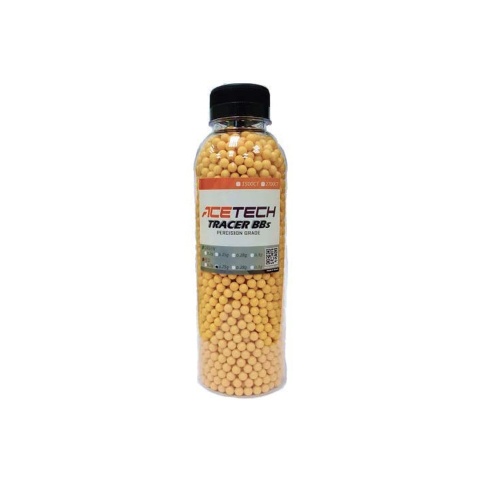 AceTech 2700 Round 0.25g Red Tracer BB Bottle