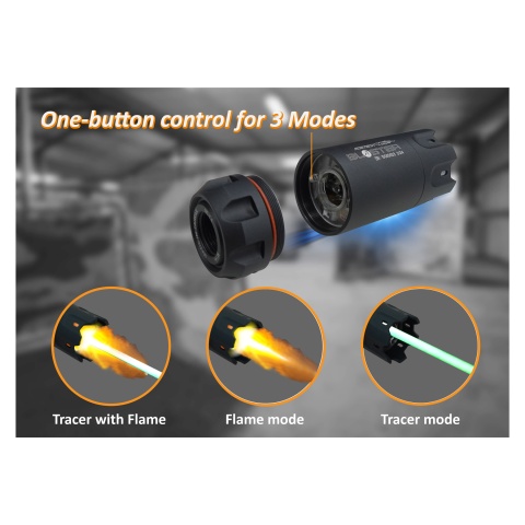 Acetech Blaster Tracer Unit (Color: Black)