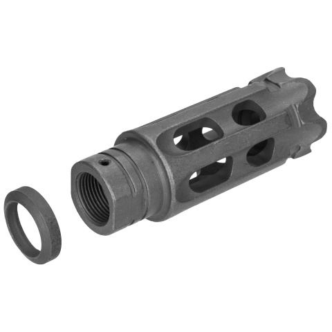 Atlas Custom Works Mini Talon Breacher Muzzle Brake Airsoft Flash Hider - BLACK