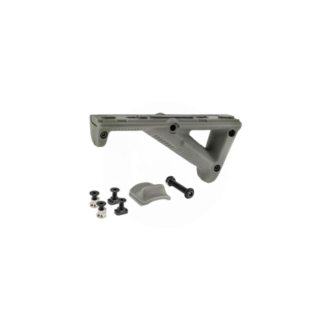 Atlas Custom Works MP Style Angled Foregrip for Picatinny, Keymod, & M-LOK (Gray)