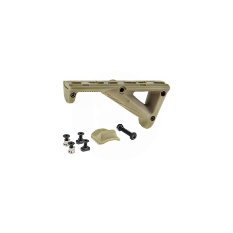 Atlas Custom Works MP Style Angled Foregrip for Picatinny, Keymod, & M-LOK (Tan)
