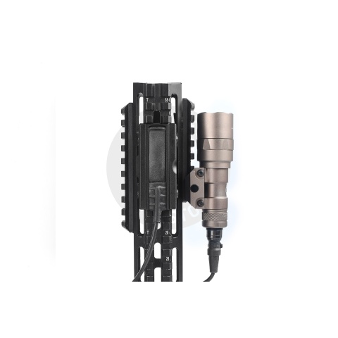 ACW Picatinny Rail Mount for Flashlight Pressure Switches - Black