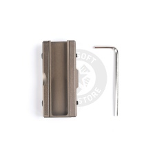 ACW Picatinny Rail Mount for Flashlight Pressure Switches - Desert Tan