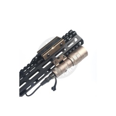 ACW Picatinny Rail Mount for Flashlight Pressure Switches - Desert Tan