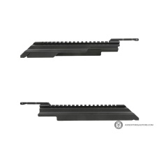 Atlas Custom Works AK Railed Top Cover for LCT & GHK AK Rifles (Color: Black)