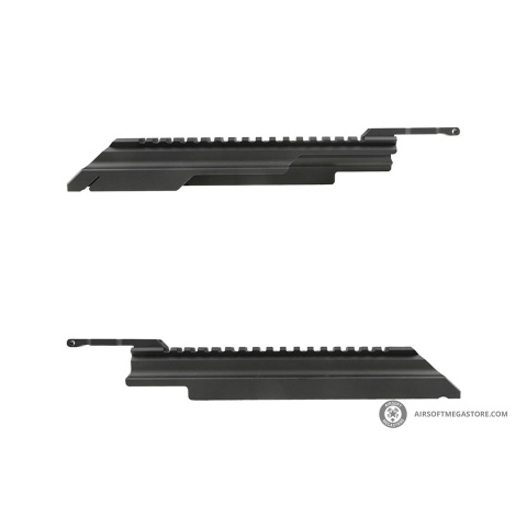 Atlas Custom Works AK Railed Top Cover for LCT & GHK AK Rifles (Color: Black)