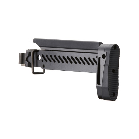 Atlas Custom Works PT-1 Side Folding Stock for E&L AK Series Airsoft Rifles (Color: Black)