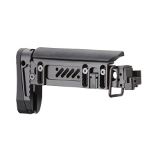 Atlas Custom Works PT-1 Side Folding Stock for E&L AK Series Airsoft Rifles (Color: Black)
