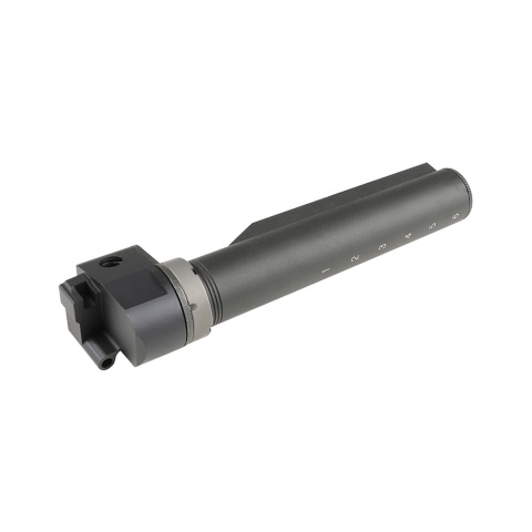 Atlas Custom Works AK to M4 Stock Adaptor with Buffer Tube for E&L AK Series Airsoft Rifles (Color: Black)
