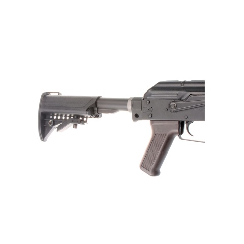 Atlas Custom Works Folding Stock Adapter and Buffer Tube System for AK Series Airsoft Rifles - (Black)