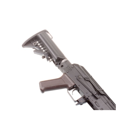 Atlas Custom Works Folding Stock Adapter and Buffer Tube System for AK Series Airsoft Rifles - (Black)