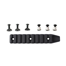 Atlas Custom Works 9 Slot Rail Segment for M-LOK & KeyMod Rails (Color: Black)