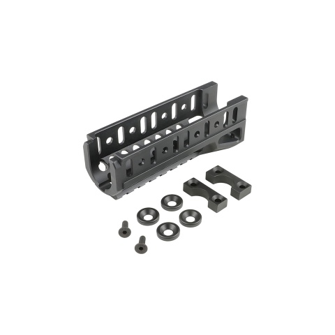 Atlas Custom Works B-11U Railed Handguard for AKS-74U Series Airsoft Rifles (Color: Black)
