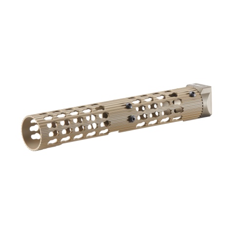 Atlas Custom Works VS-25 AK-105 Aluminum KeyMod Tubular Handguard For CYMA (Color: Tan)