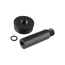 Atlas Custom Works Putnik Style Dummy Silencer to Tracer Adapter (Color: Black)