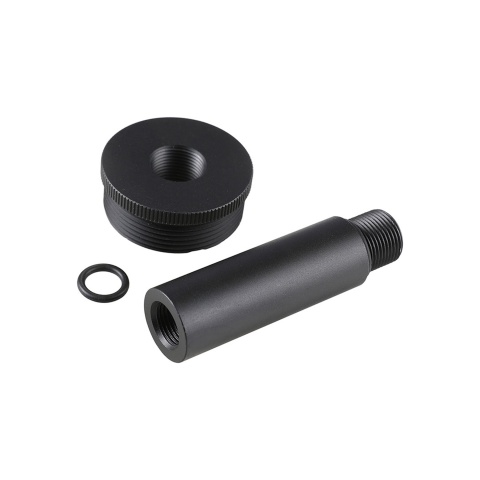 Atlas Custom Works Putnik Style Dummy Silencer to Tracer Adapter (Color: Black)