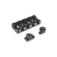 Atlas Custom Works B-2 4 Slot Rail Section for Modular Handguard Systems (Color: Black)