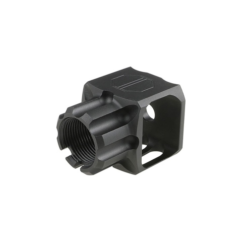 Atlas Custom Works 24mm Clockwise LAF-24 Muzzle Brake (Color: Black)