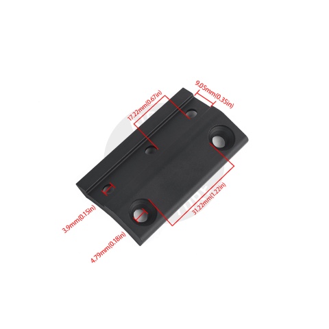 ACW Scout Light Mount for 416 SMR Handguards - Black