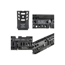 Atlas Custom Works Sport 4 Modular Handguard Kit for AK74 Series Airsoft Rifles (Color: Black)