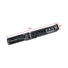 Atlas Custom Works Sport-3 Kit Rail for LCT PP-19 Airsoft AEG Rifles (Color: Black)