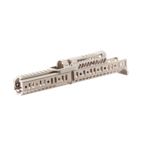 Atlas Custom Works Sport 3 Rail Kit for LCT PP19 Airsoft AEG (Color: Tan)