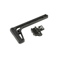 Atlas Custom Works MCX, MPC Minimalist Folding Stock with 1913 Picatinny Rail Folding Mech (Color: Black)