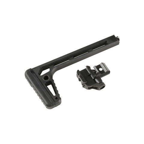 Atlas Custom Works MCX, MPC Minimalist Folding Stock with 1913 Picatinny Rail Folding Mech (Color: Black)
