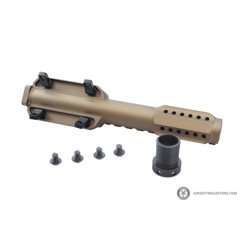 Atlas Custom Works CNC Aluminum VS-33 AK Gas Tube (Color: Flat Dark Earth)