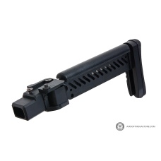 Atlas Custom Works PT-5 Side Folding Stock for GHK AKM Airsoft AEG Rifles (Color: Black)
